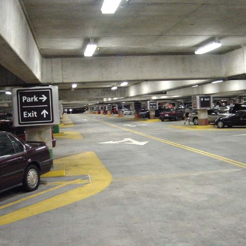 Parking Garage Striping service